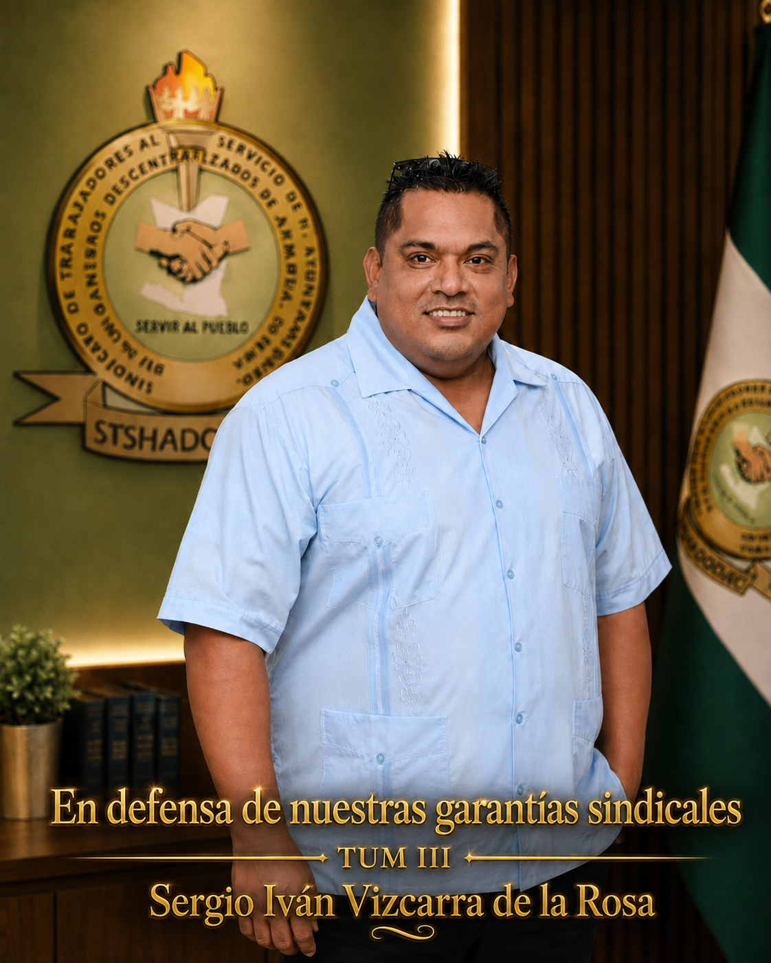 Sergio Iván Vizcarra de la Rosa, Secretario General del Sindicato